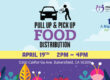 Food Distribution April 19 Bakersfield CA Pull up Pick up